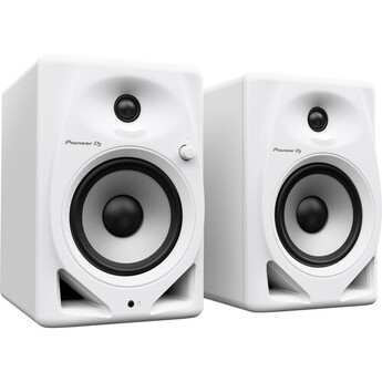 Pioneer dj DM-50D Active 5" Desktop Monitor/DJ Speakers (White)